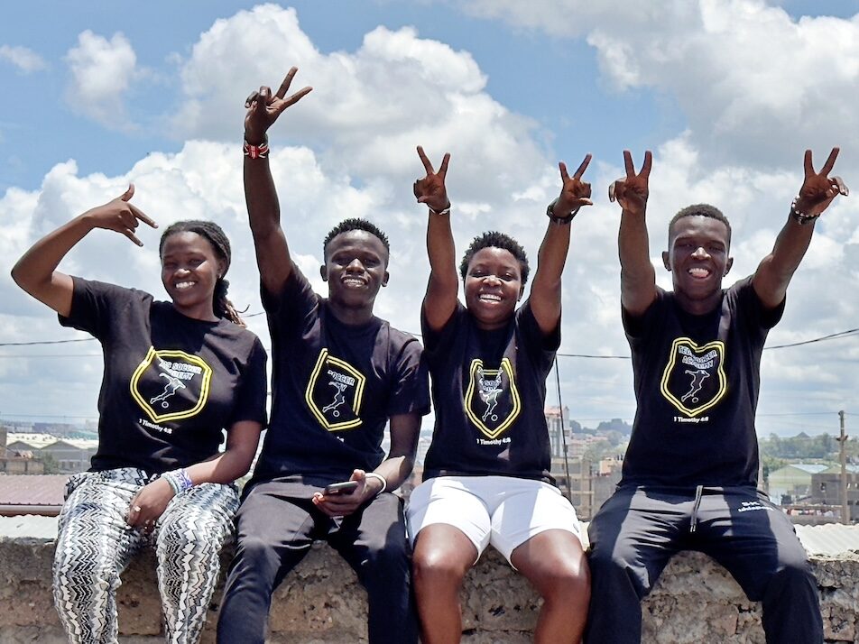 Team members of TEDS COMMUNITY HUB in Korogocho.